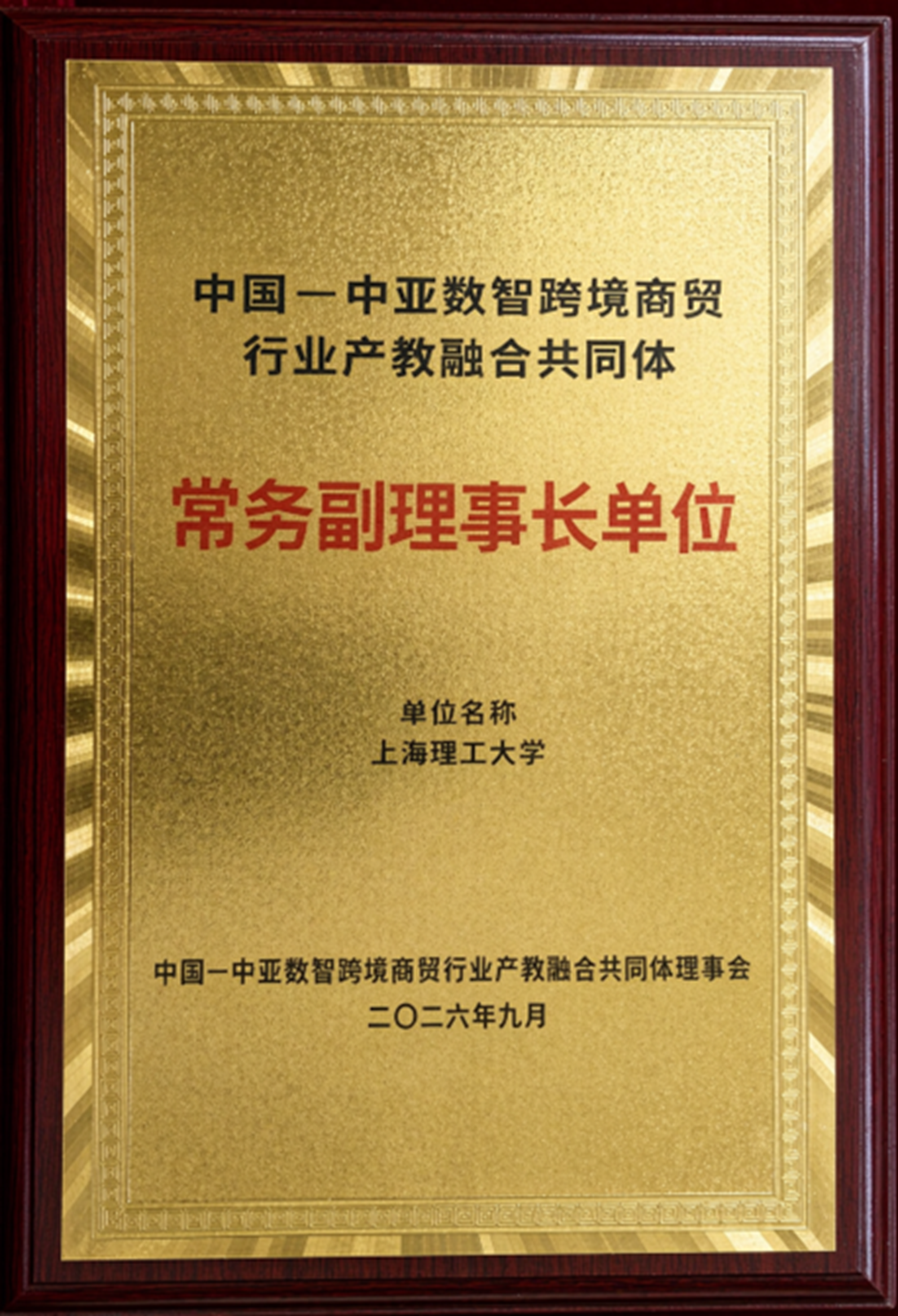 常务副理事长单位牌照